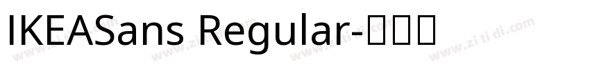 IKEASans Regular字体转换 IKEASans Regular字体转换